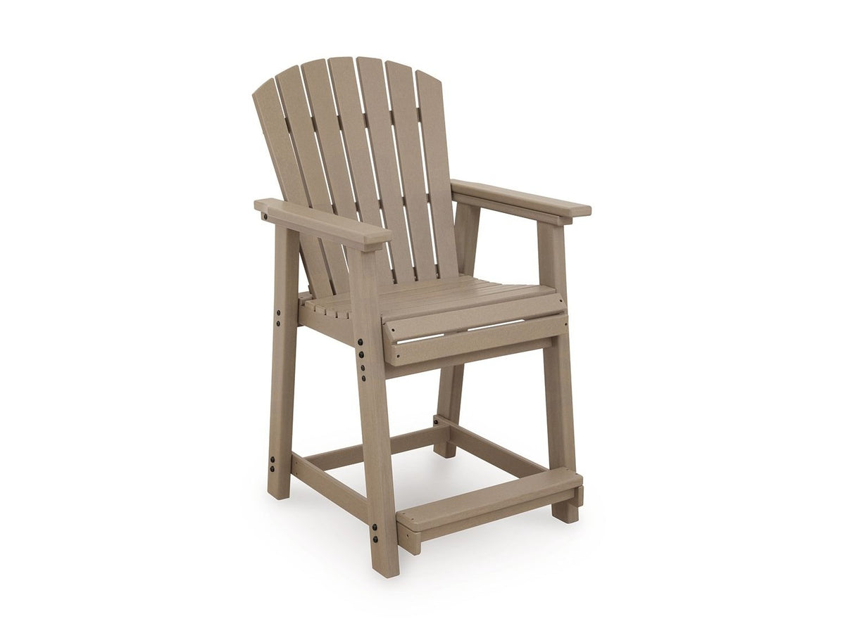 Seacliff Beach - Barstool (Set of 2) - Medium Brown