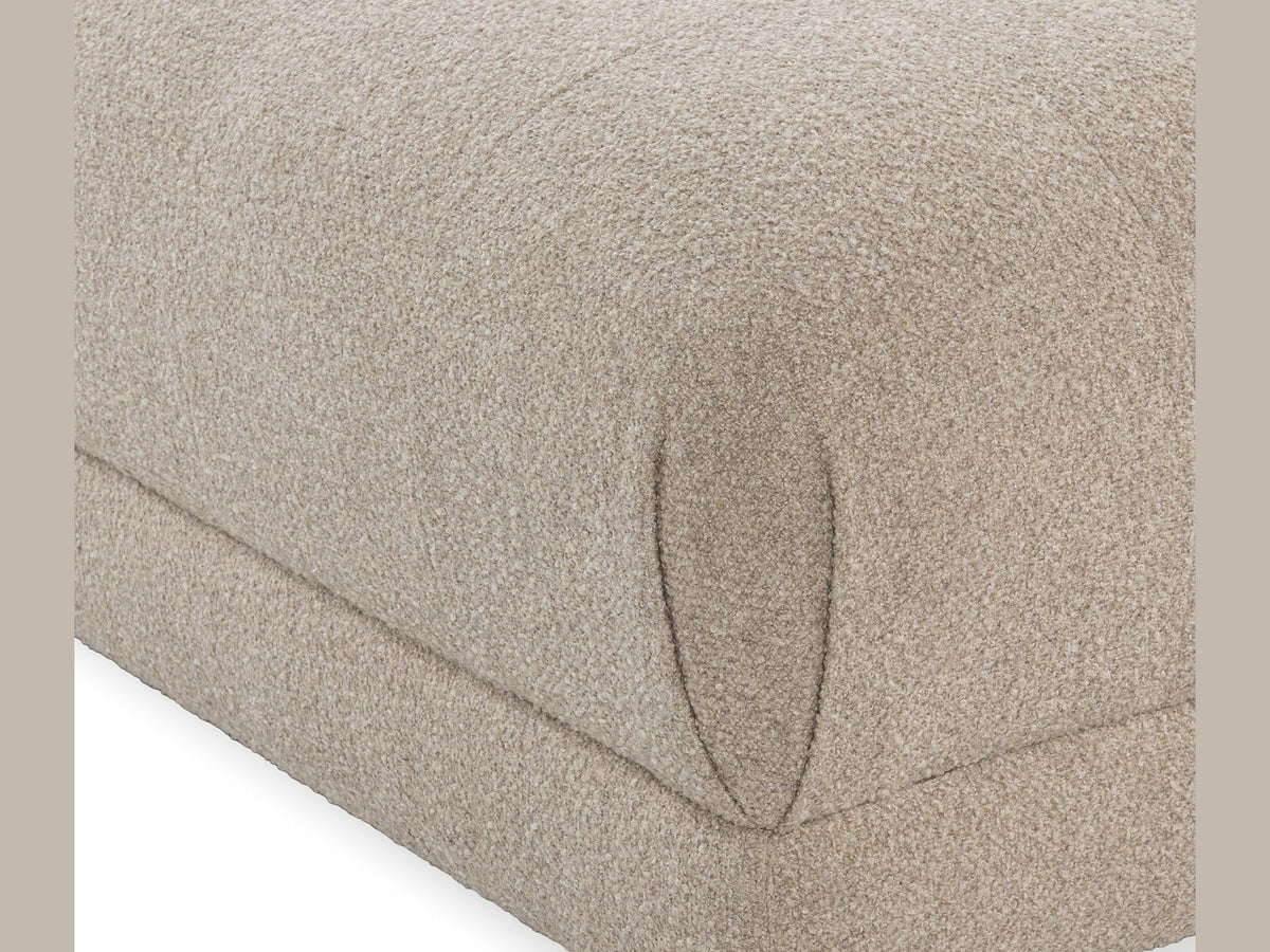 Adalynne - Upholstered Square Ottoman - Buttermilk