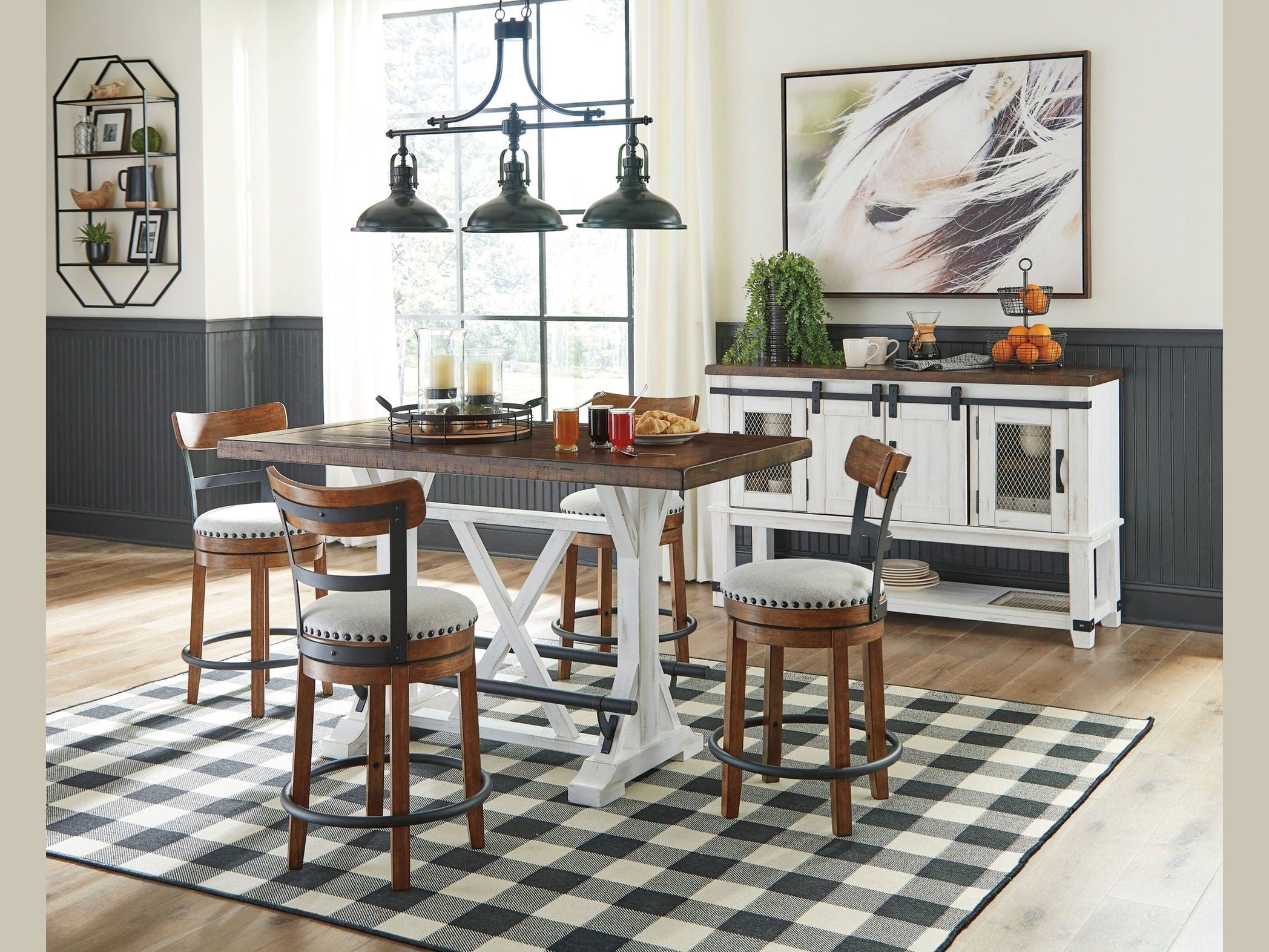 Valebeck - Counter Height Table Set