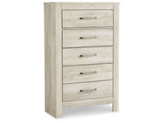 Bellaby - Five Drawer Chest - Whitewash