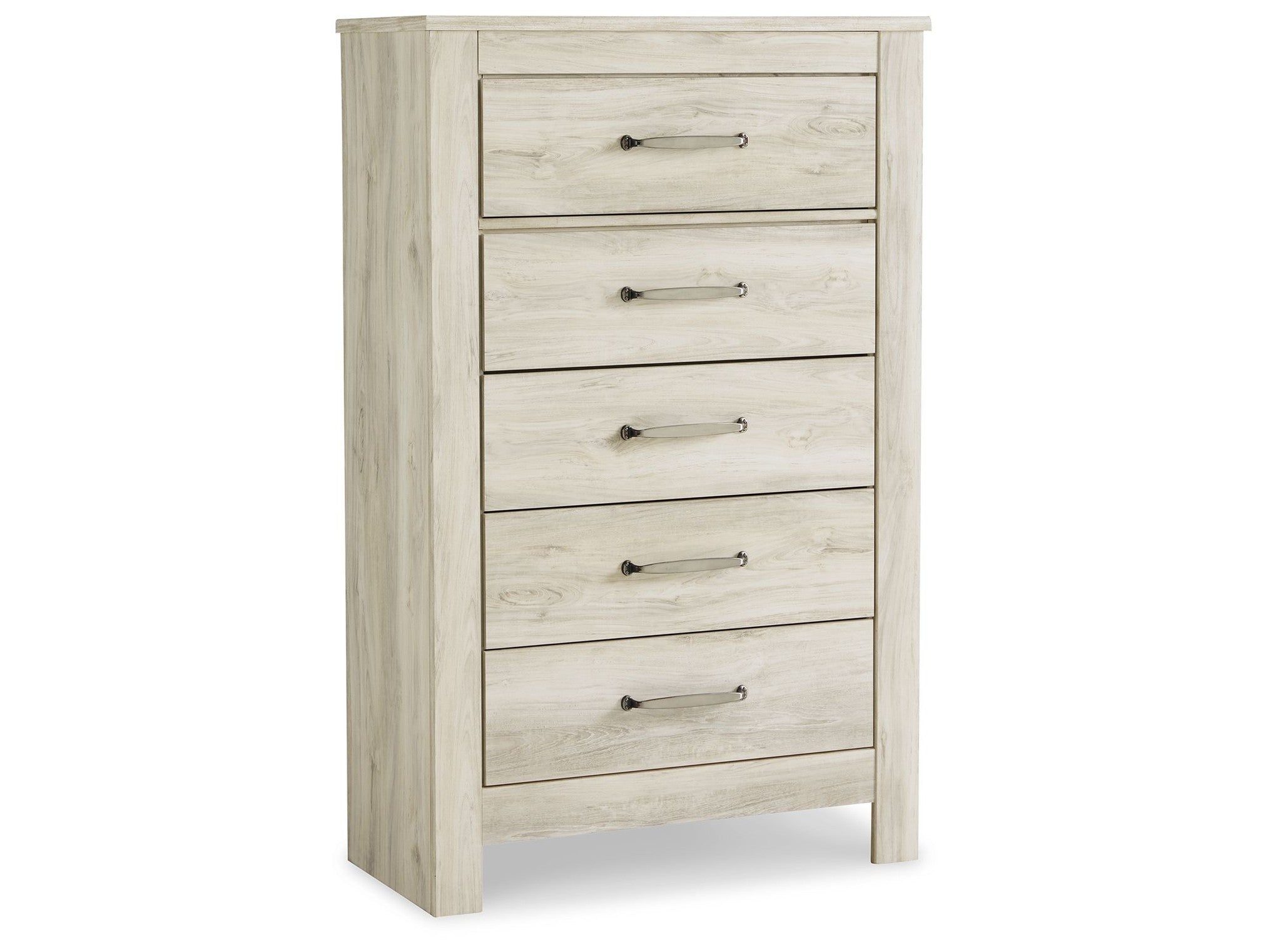 Bellaby - Five Drawer Chest - Whitewash
