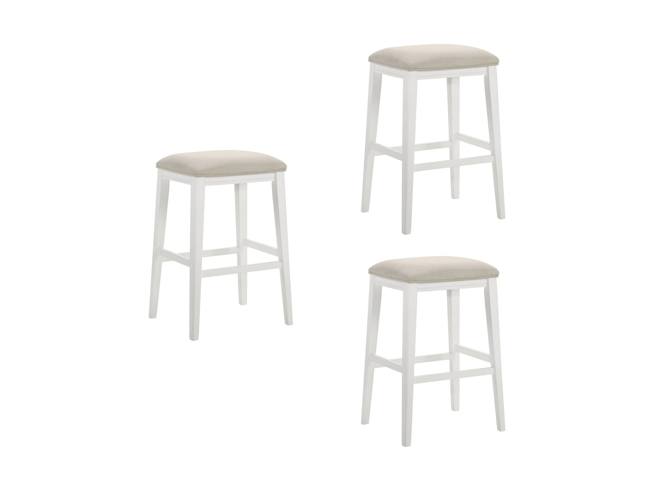 Jane - Contemporary Transitional Wood Bar Height Kitchen Bar Stool