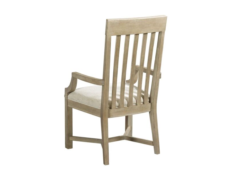 American Drew Litchfield James Arm Chair Driftwood