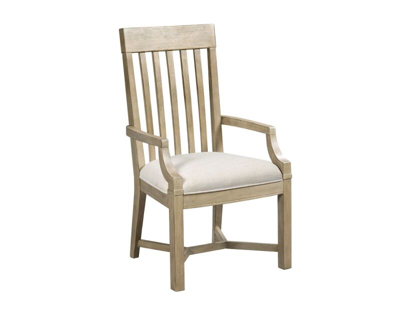 American Drew Litchfield James Arm Chair Driftwood