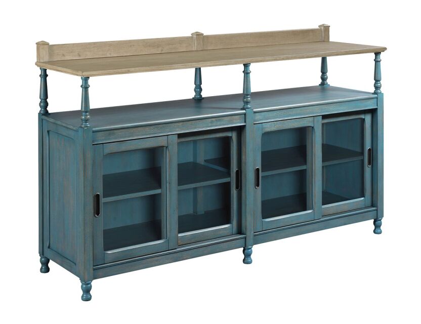 American Drew Litchfield Dorset Credenza Blue