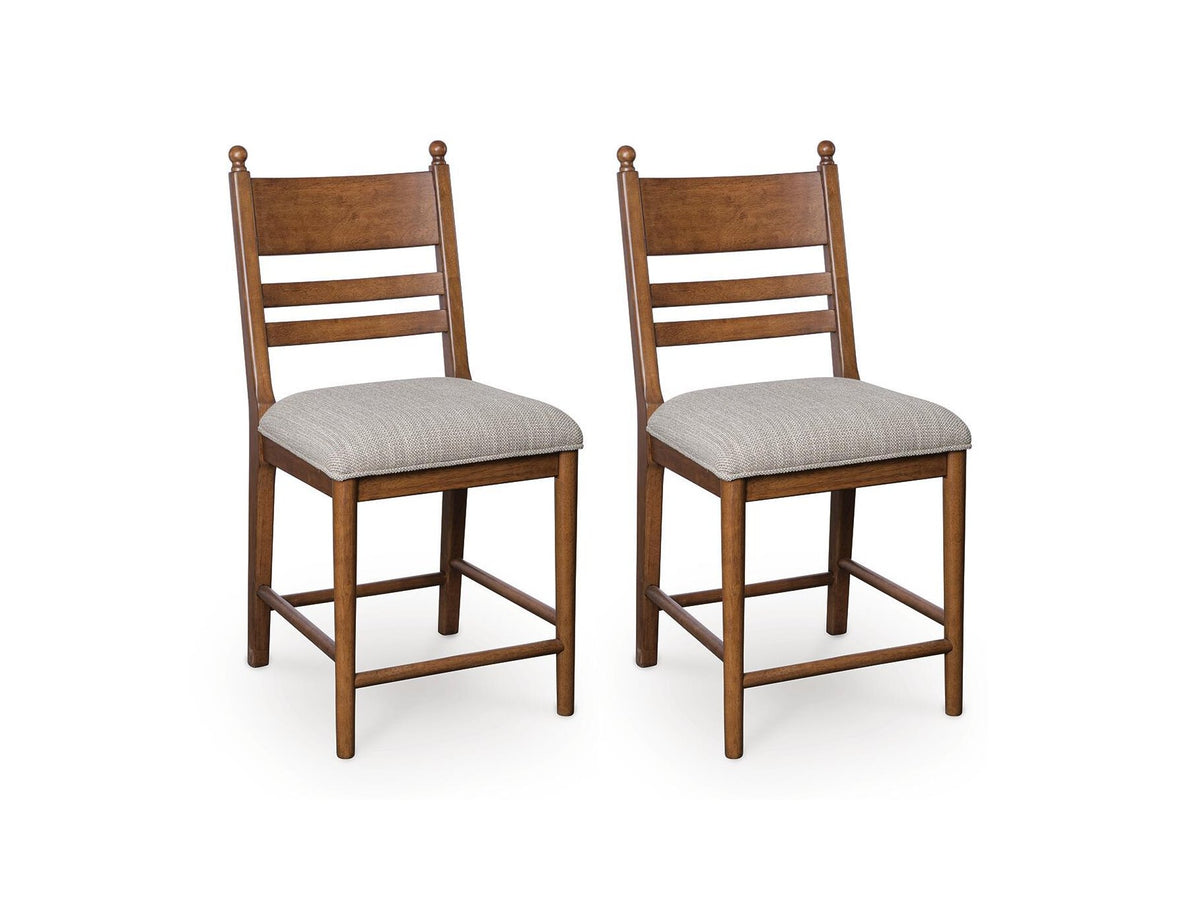 Greddinton - Upholstered Barstool (Set of 2)