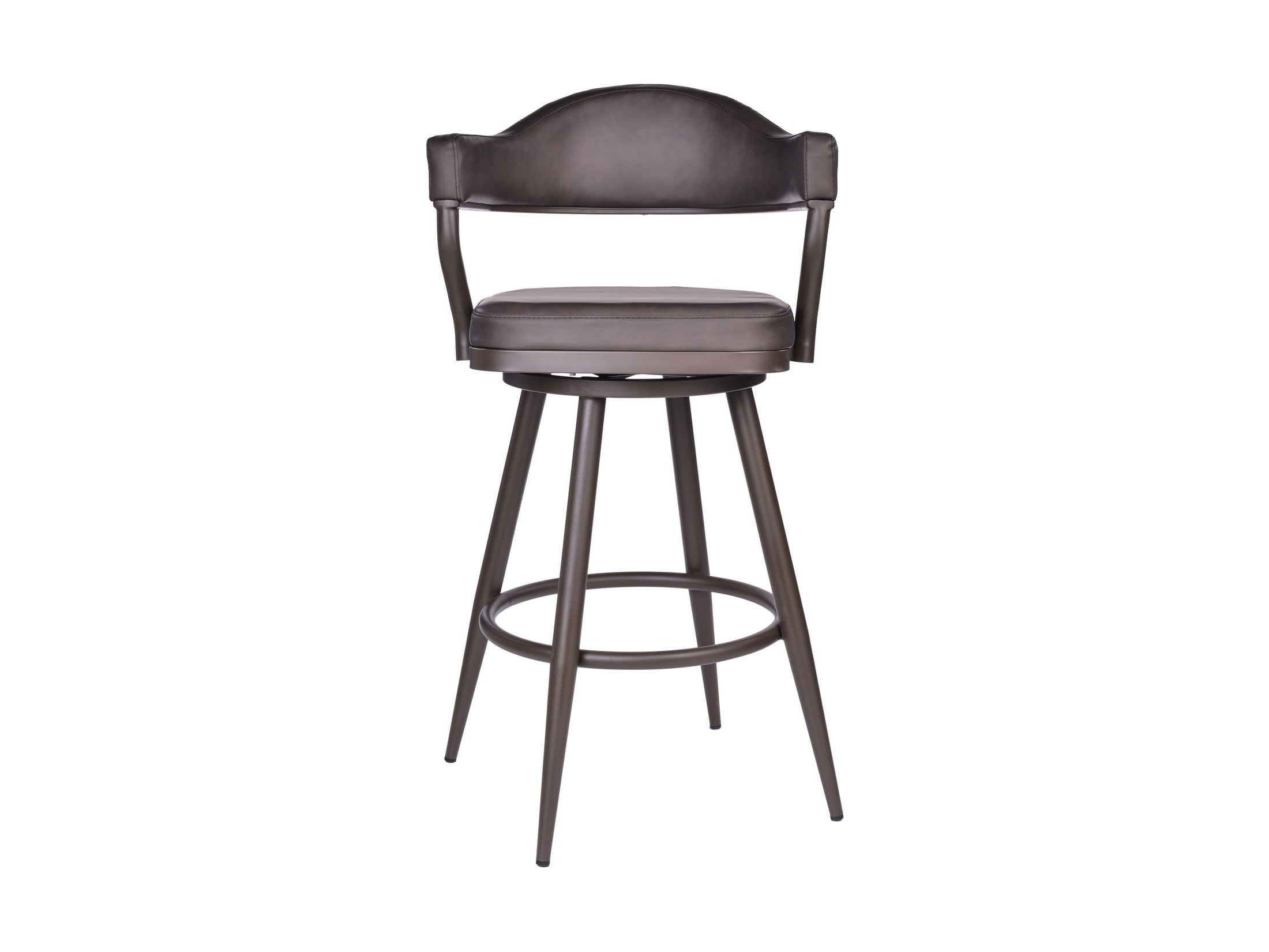 Justin - Swivel Vintage Bar Stool With Metal Legs