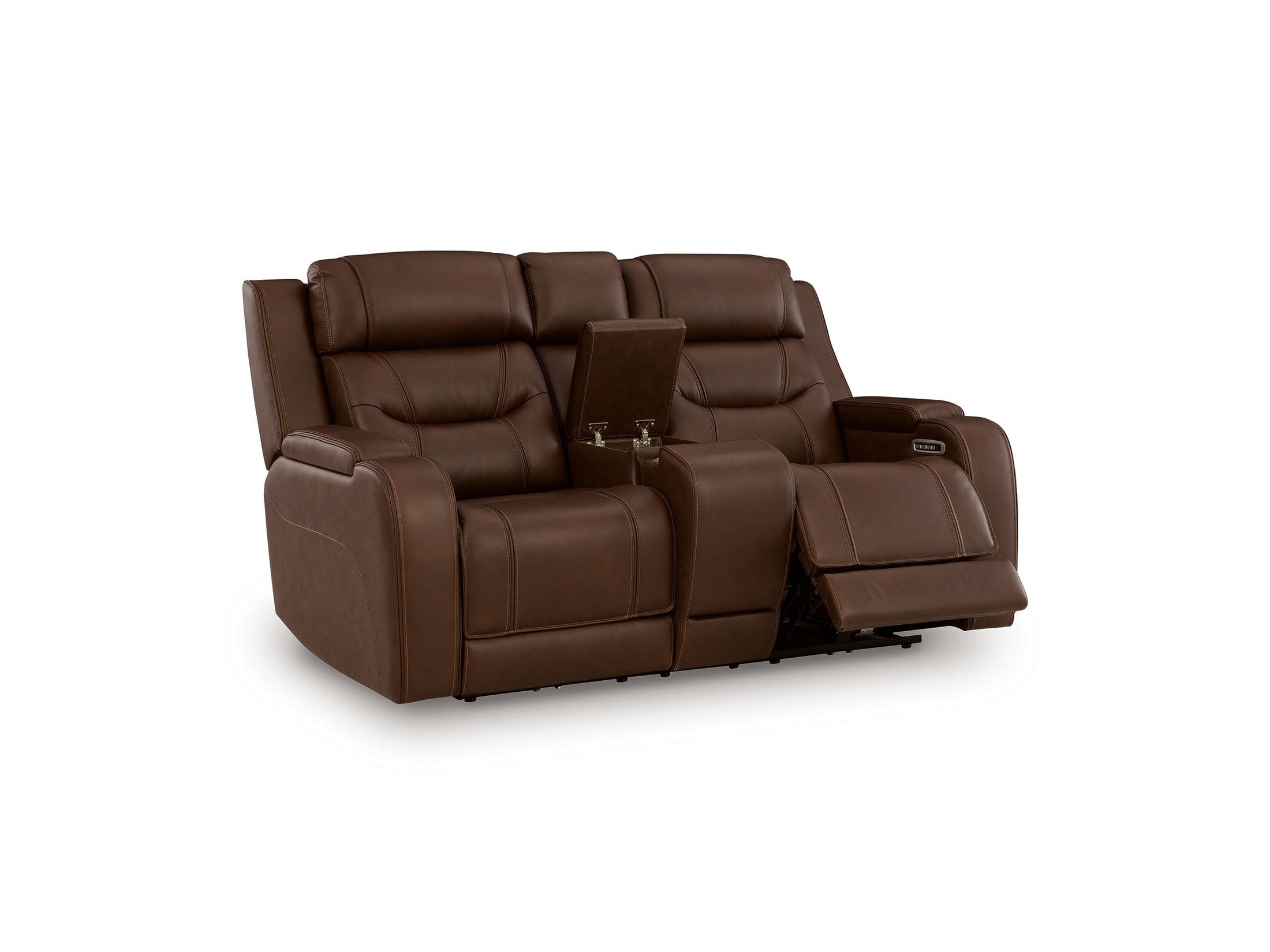 Knightington - Power Reclining Loveseat With Audio Seating