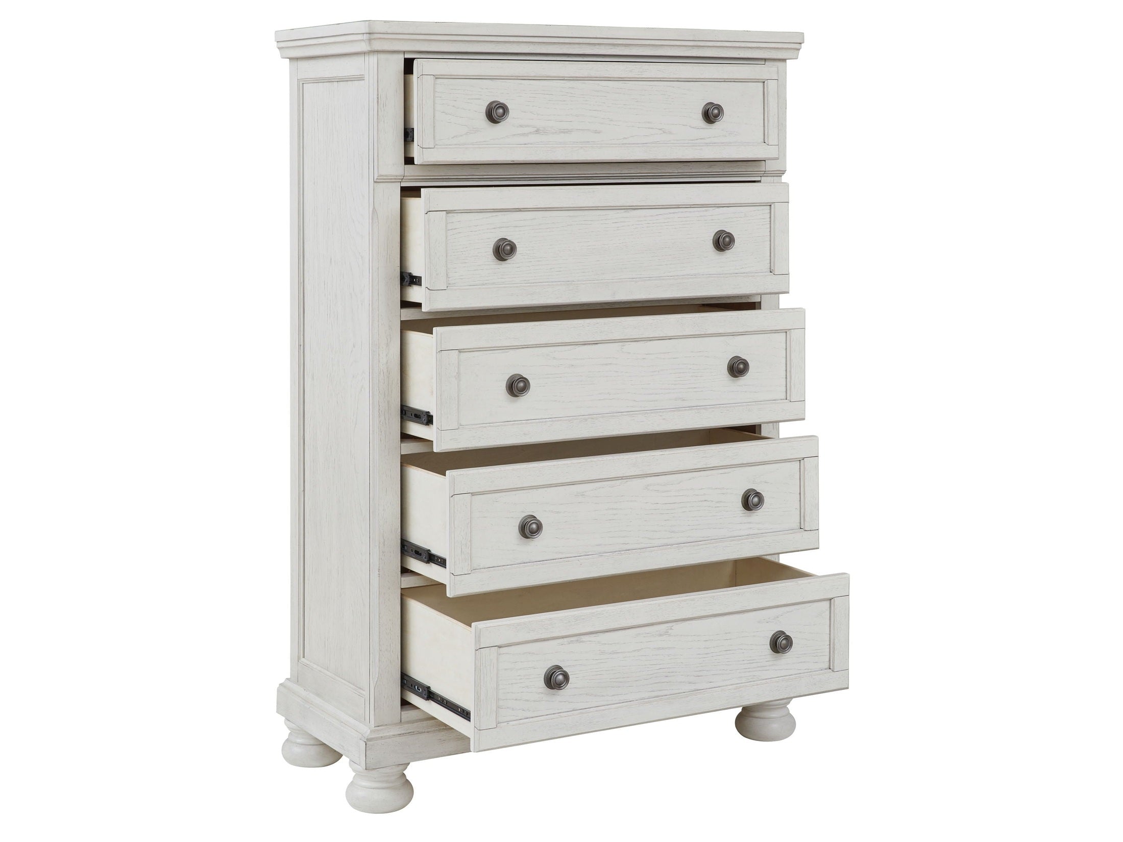 Robbinsdale - Five Drawer Chest - Antique White