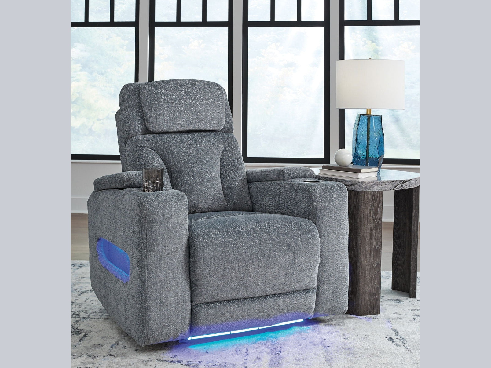 Studio Cave - Power Recliner - Steel