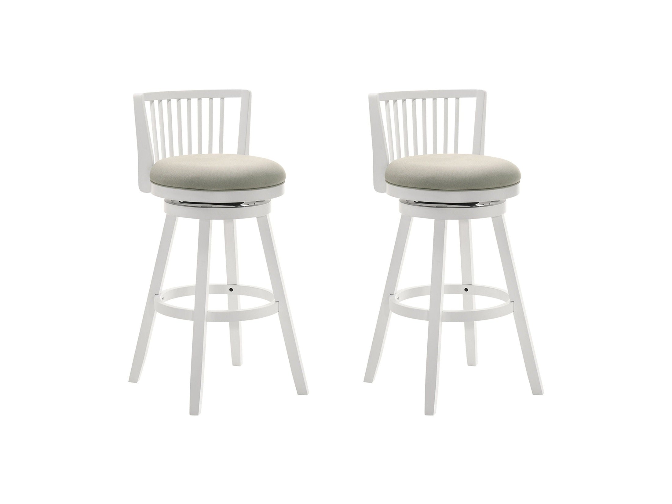 Harper - 30" Amber Glow Bar Height Rubberwood Swivel Barstool