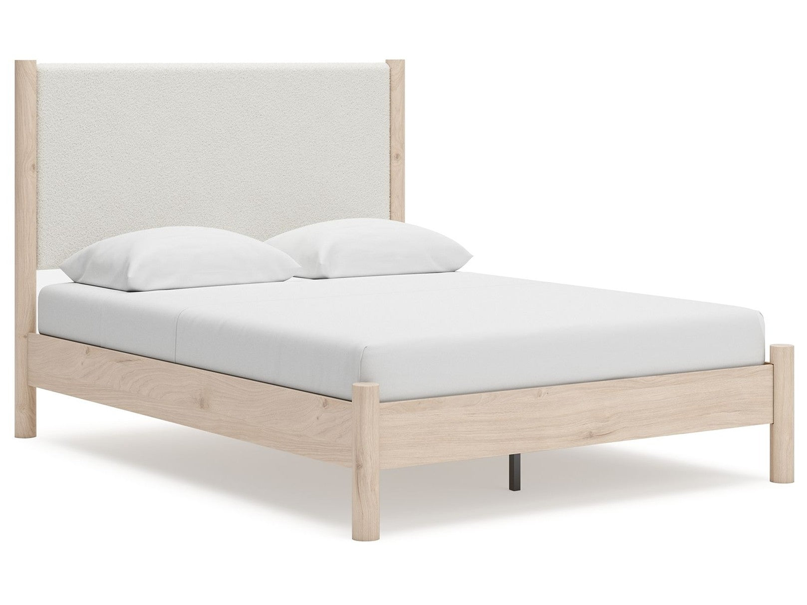 Cadmori - Upholstered Panel Bed