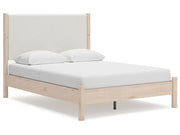 Cadmori - Upholstered Panel Bed