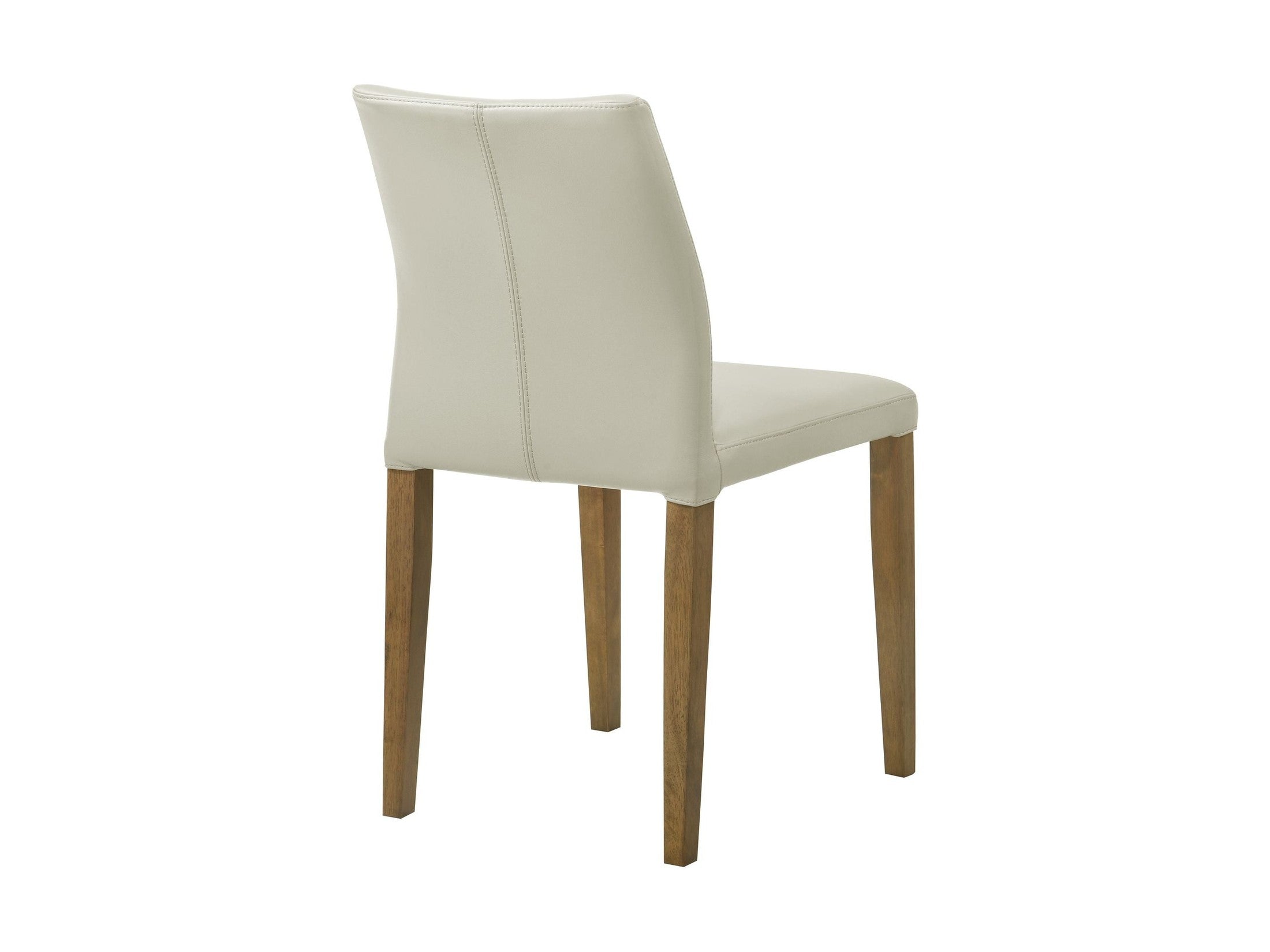 Elyza - Full Back Top Grain Leather Upholstered Wood Dining Chairs (Set of 2)