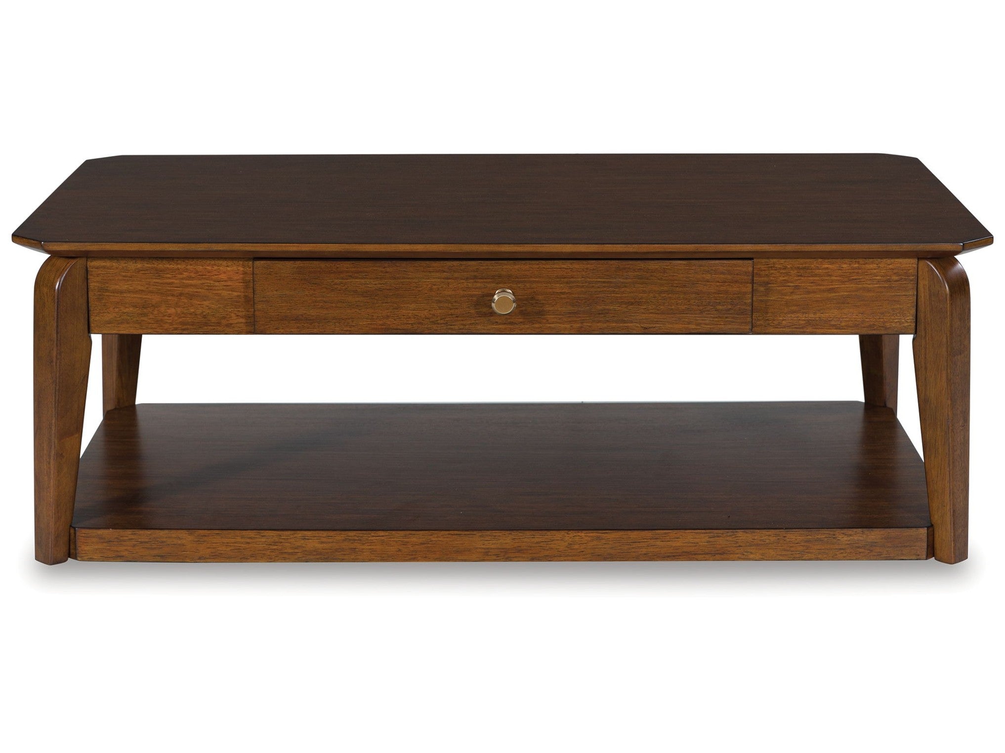 Trenmour - Rectangular Cocktail Table - Medium Brown