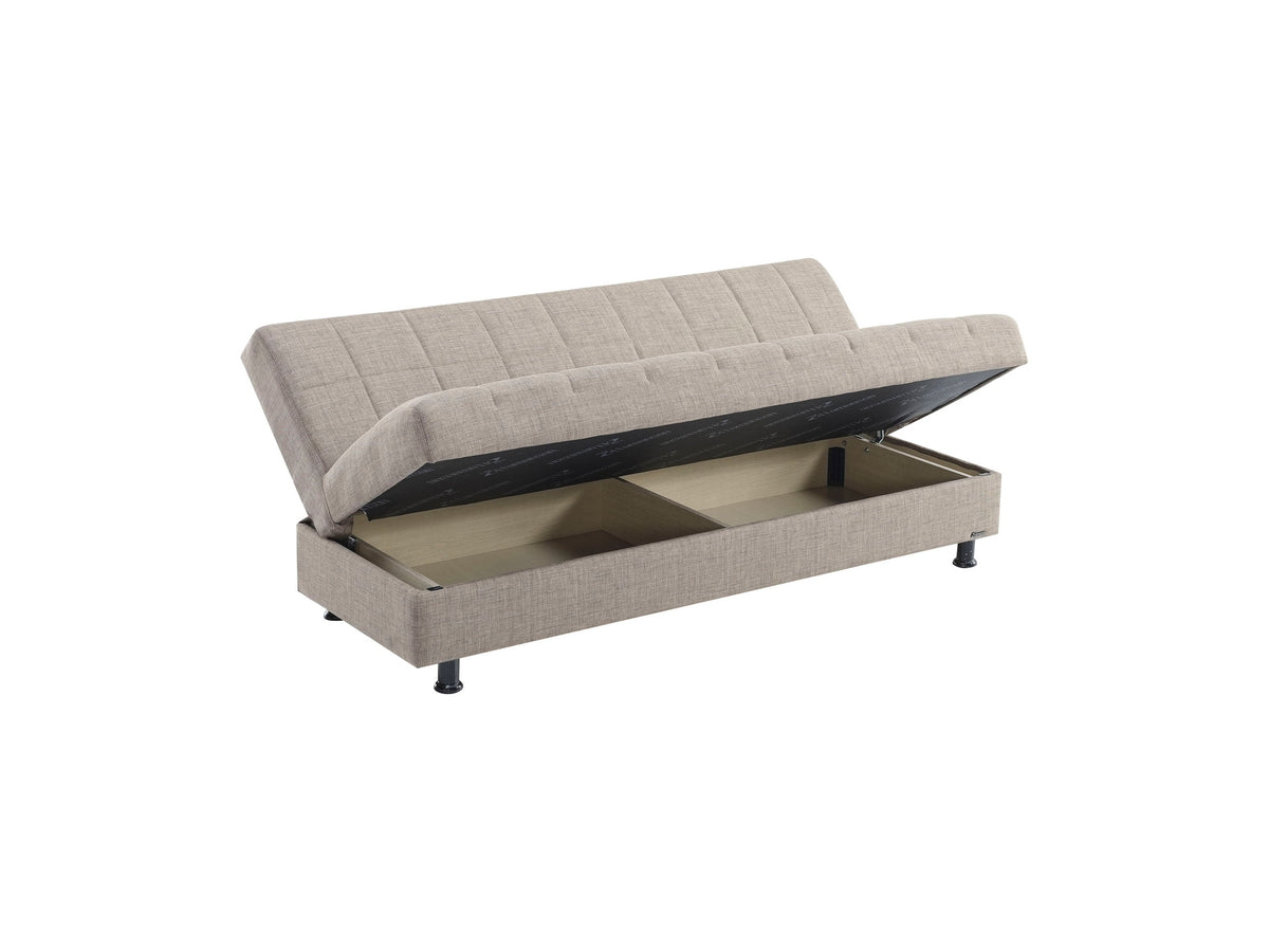 Ottomanson Sasta - Convertible Sofabed With Storage - Living Room Furniture - Bedroom Couch For Small Rooms - Studio Apartment Essentials