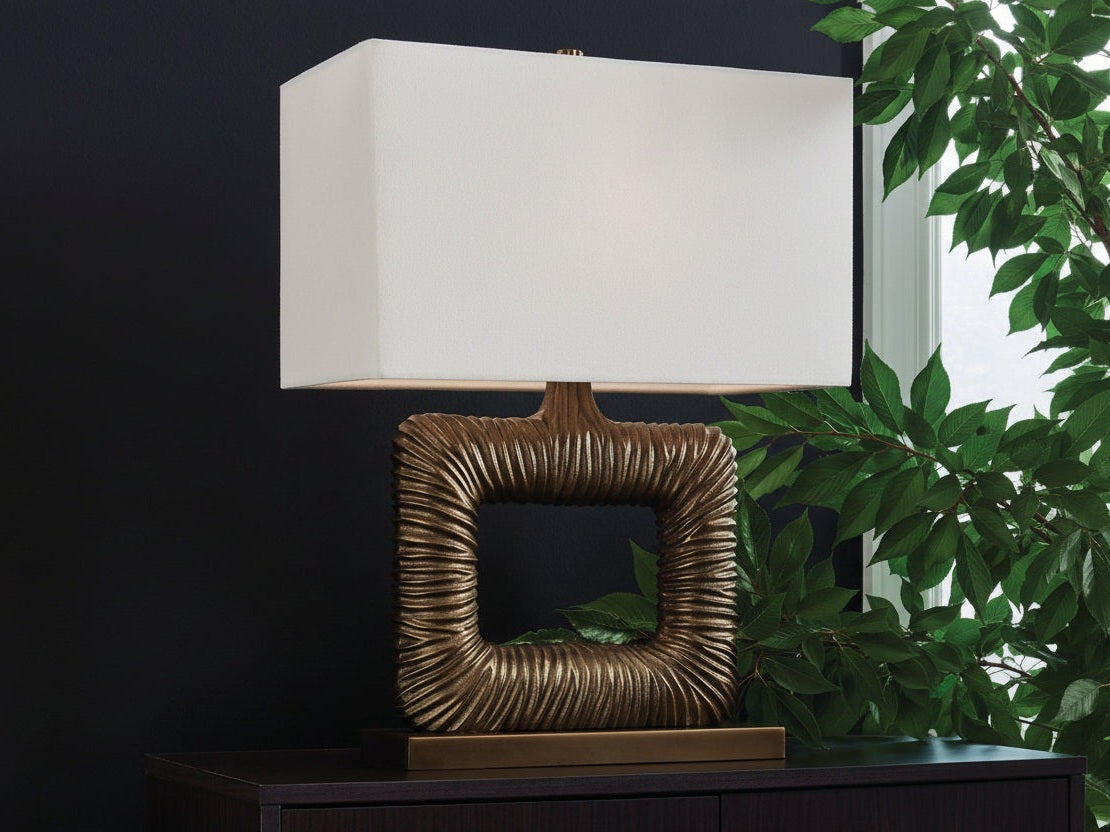 Garronby - Metal Table Lamp - Antique Brass Finish