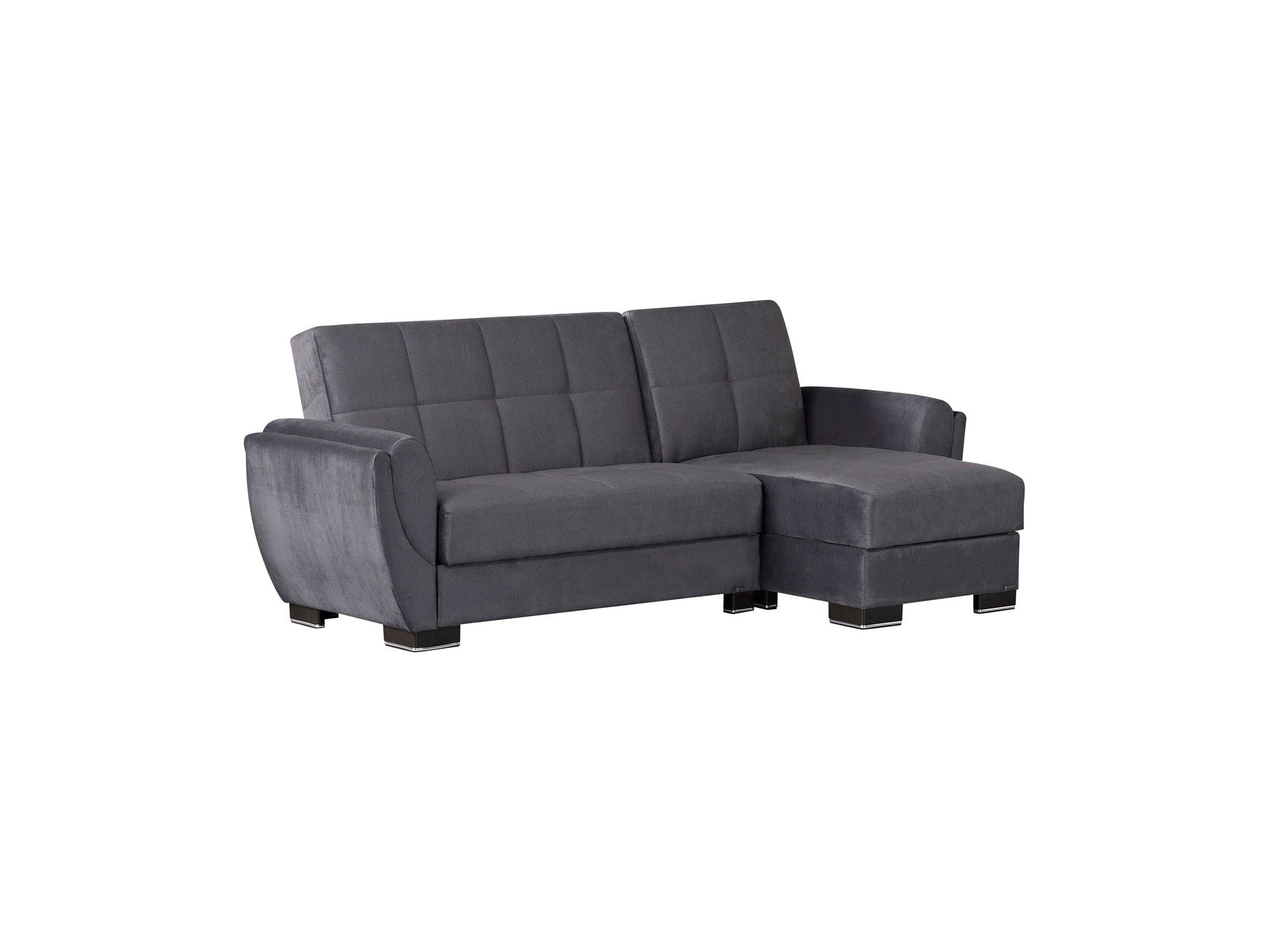 Ottomanson Armada Air - Upholstered Convertible Chaise Lounge With Storage - Microfiber