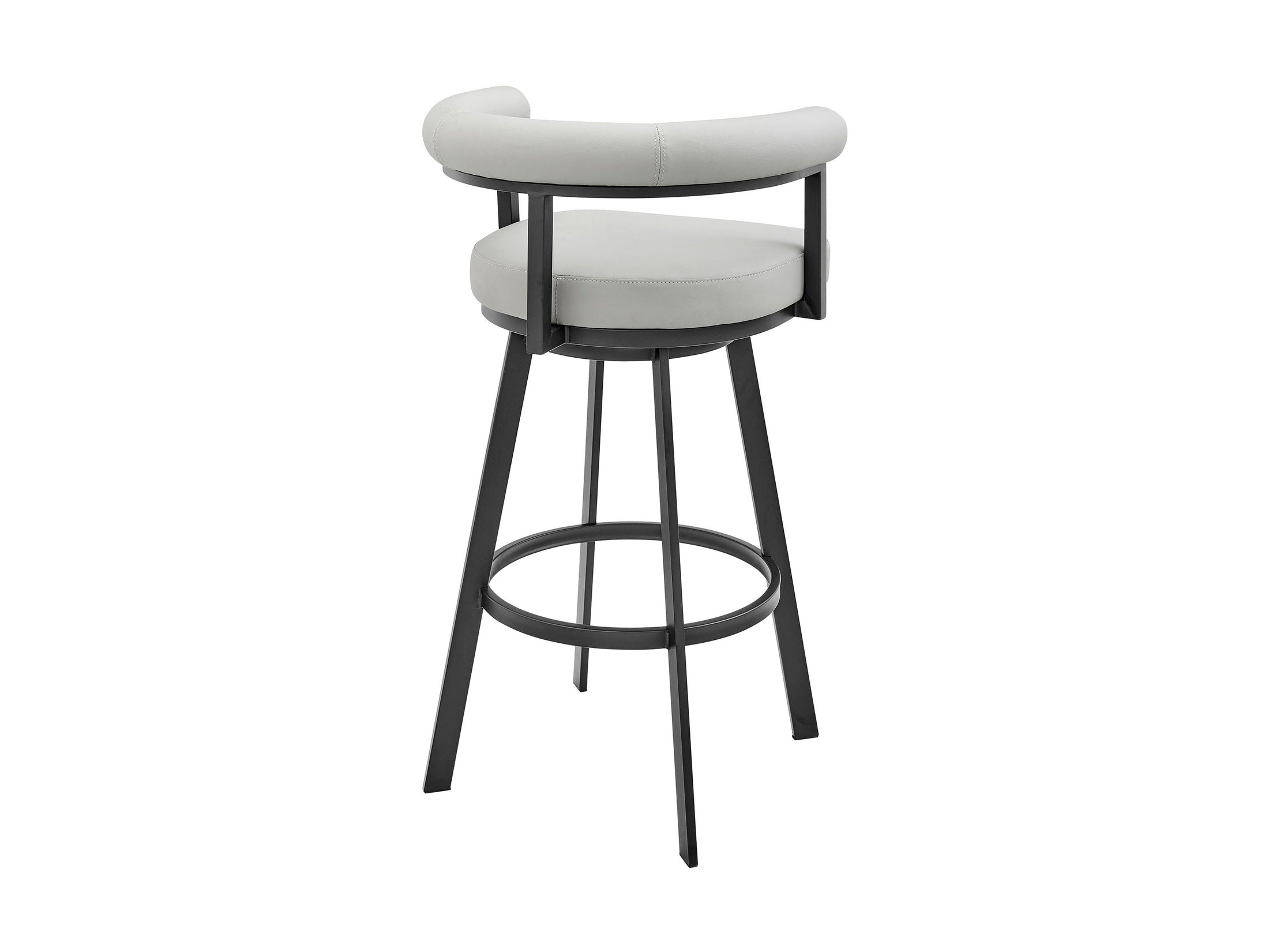 Nolagam - Swivel Bar Stool - Black Metal
