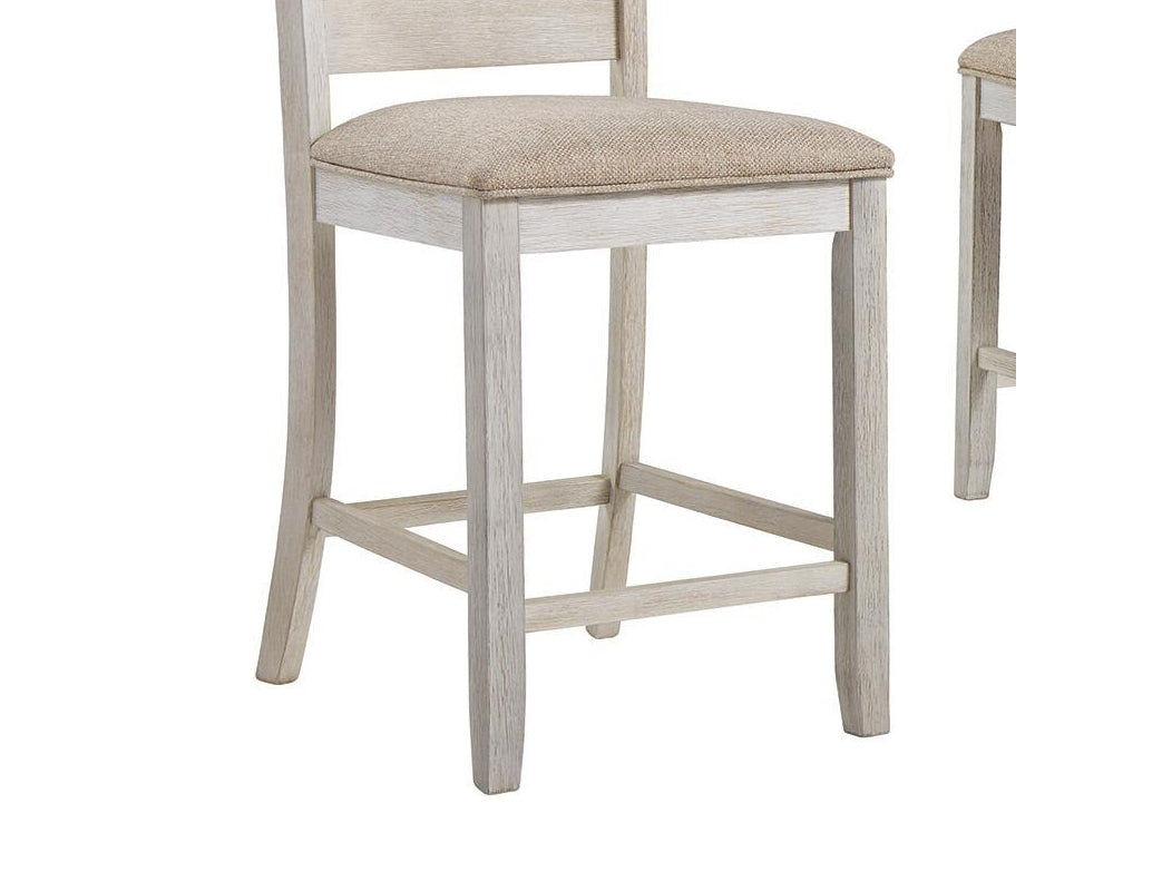 Skempton - Upholstered Barstool (Set of 2) - White