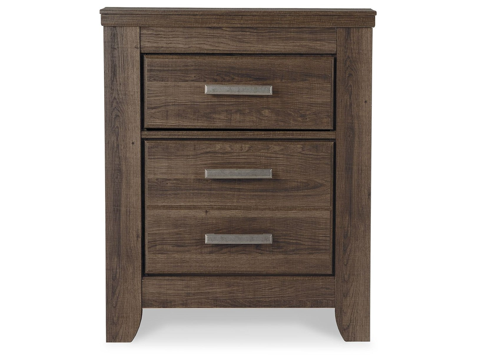 Juararo - Two Drawer Night Stand - Dark Brown