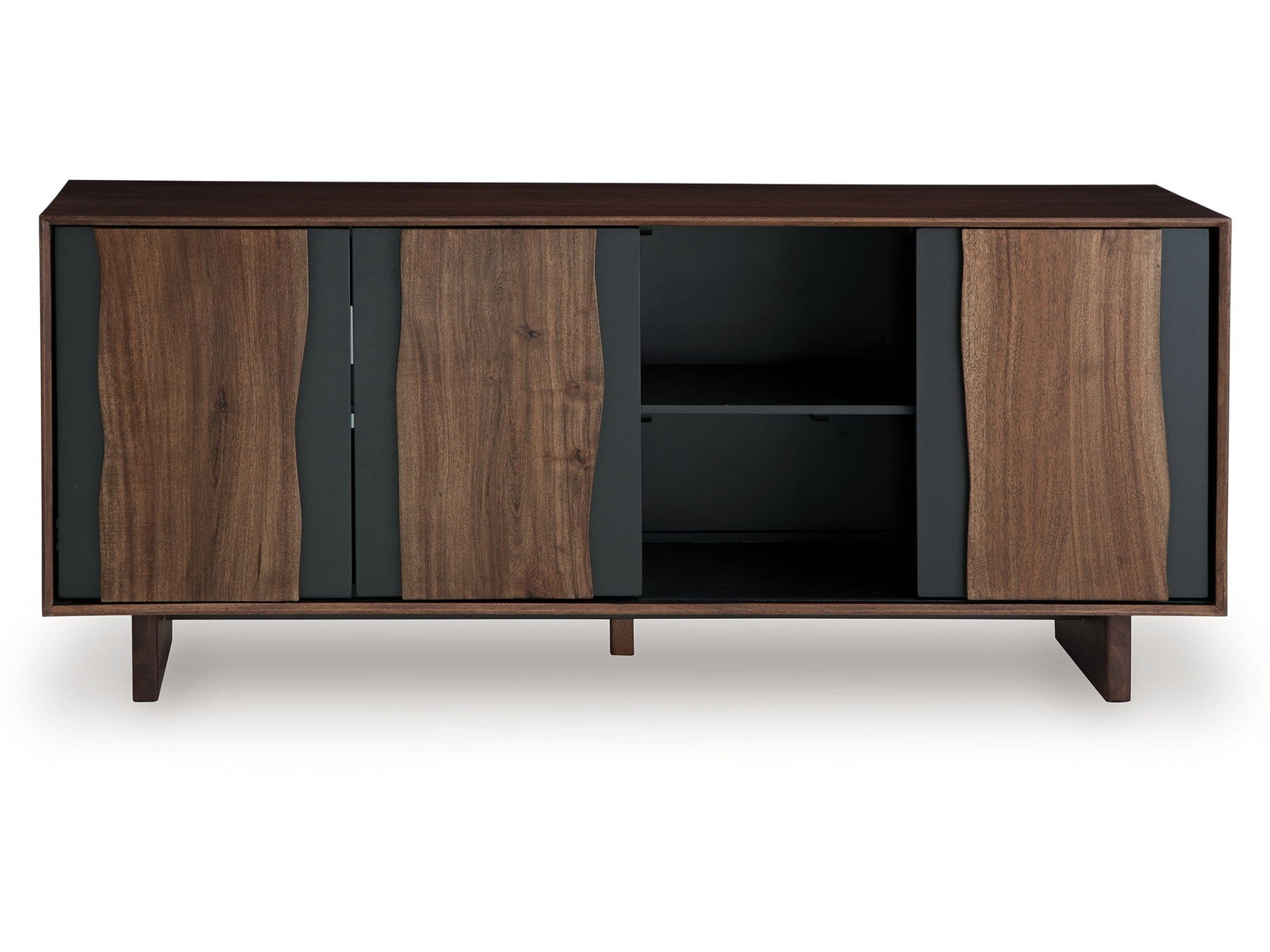Welby - Accent Cabinet - Brown / Charcoal