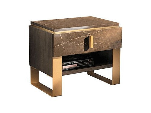 Essenza - Accent Nightstand - Dark Brown