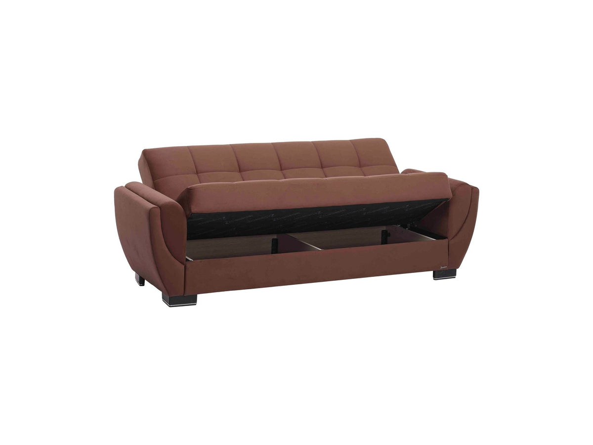 Ottomanson Armada Air - Upholstered Convertible Sofabed With Storage - Microfiber