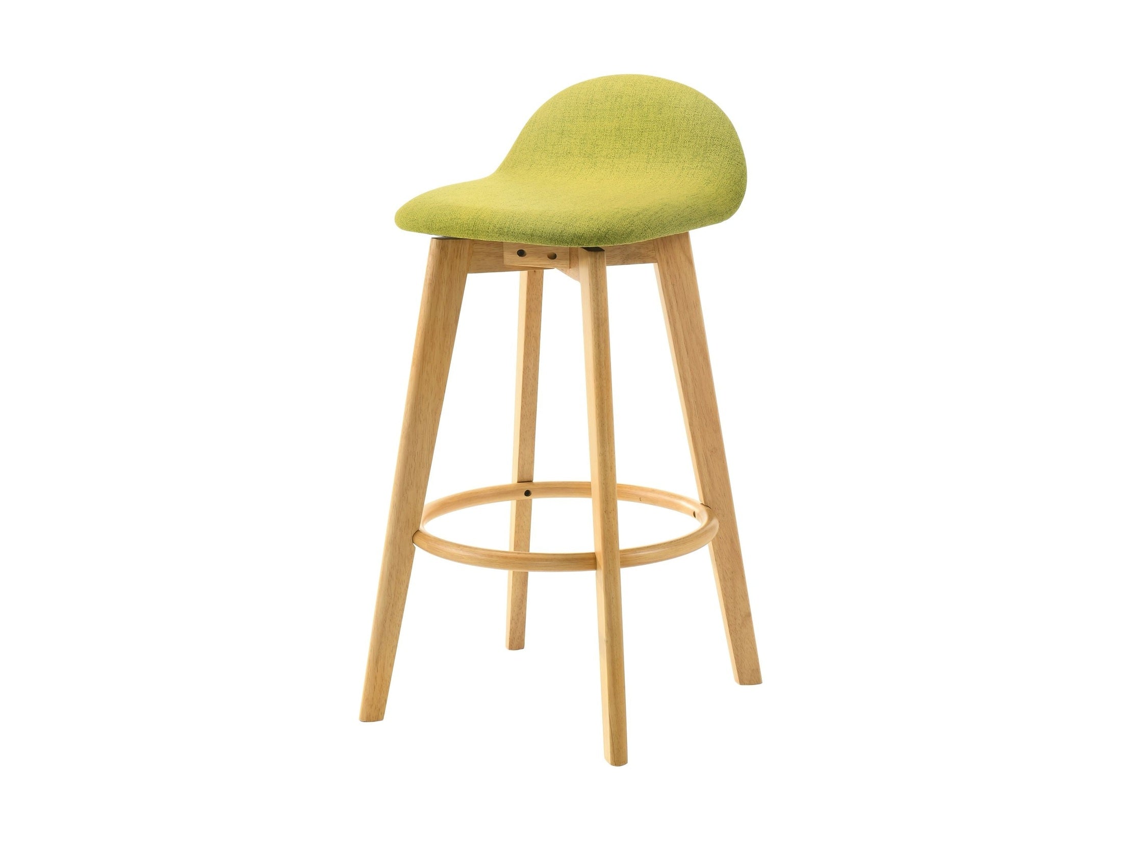 Vera - Upholstered Wood Counter Height Barstool
