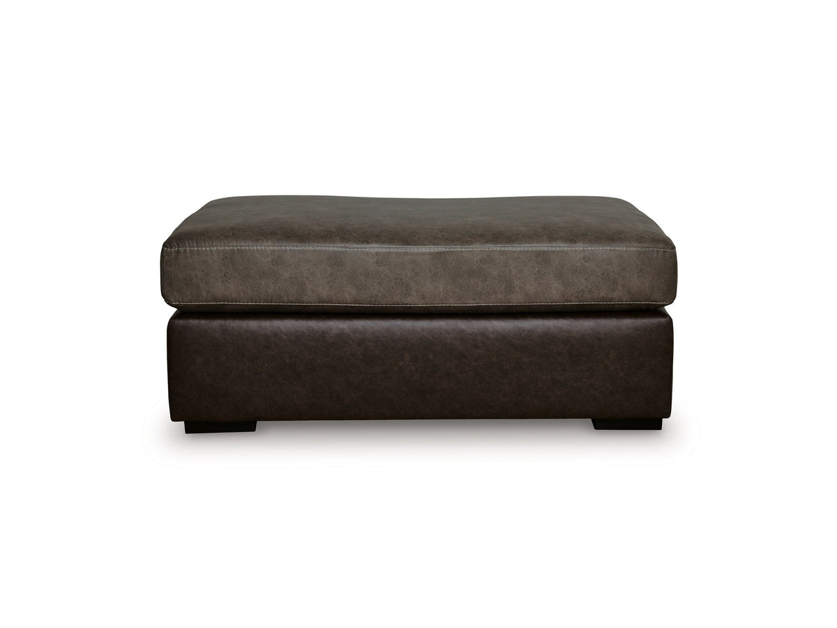 Castille Way - Oversized Accent Ottoman - Fossil