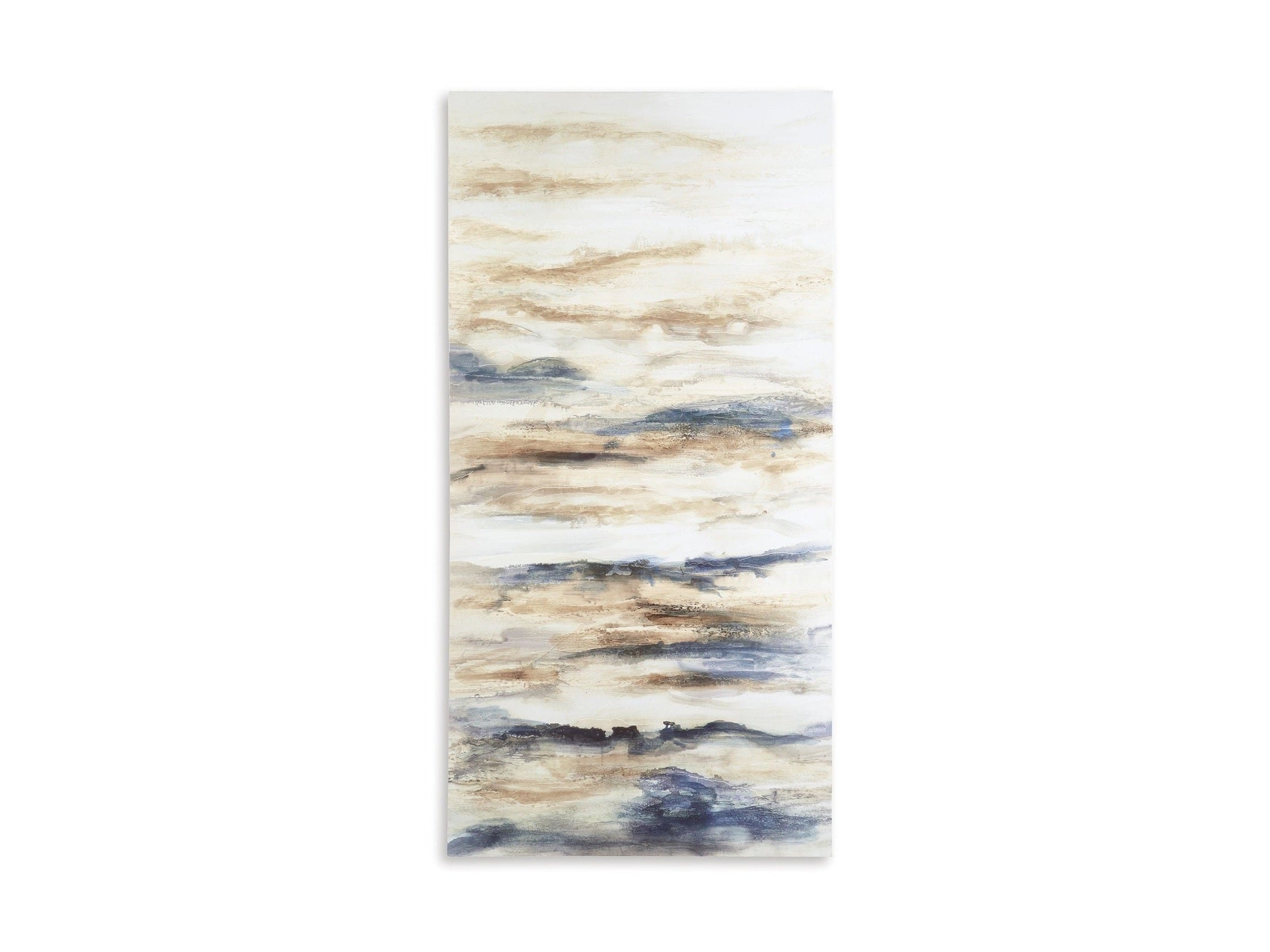 Joely - Wall Art - Blue / Tan