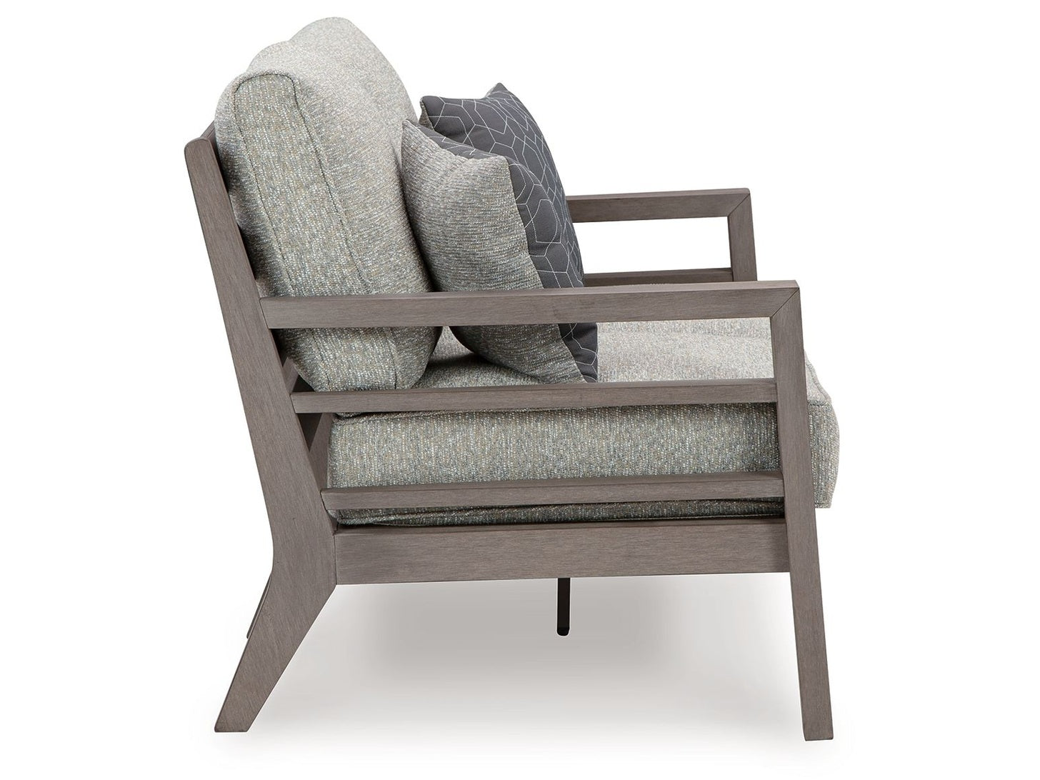 Hillside Barn - Loveseat W/Cushion - Gray / Brown