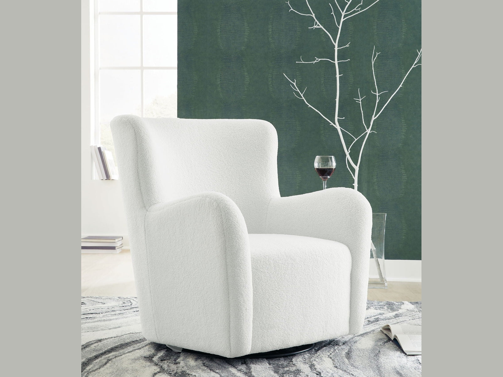 Rowenburg - Swivel Glider Accent Chair