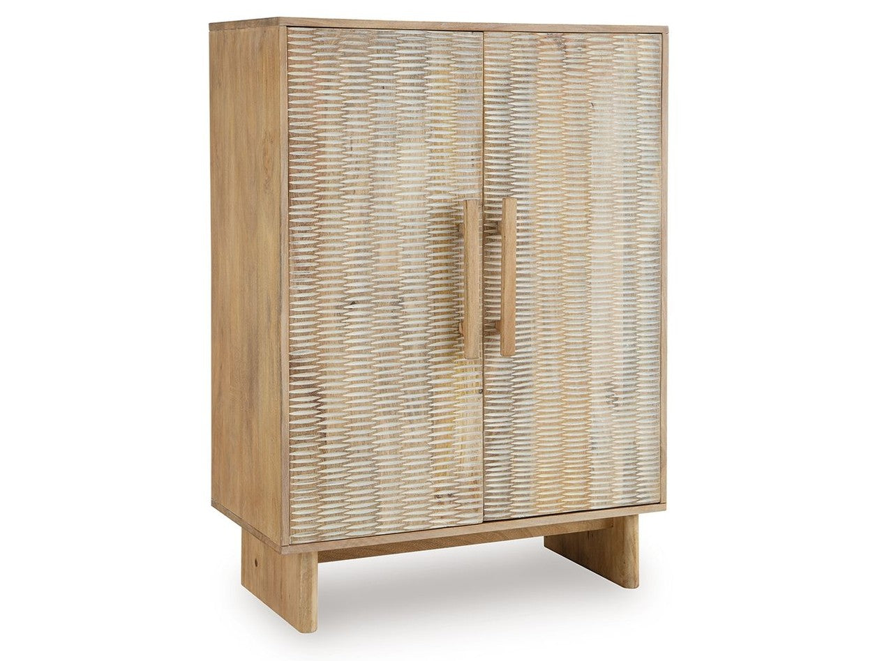 Dallinbury - Accent Cabinet - Natural / White Wash