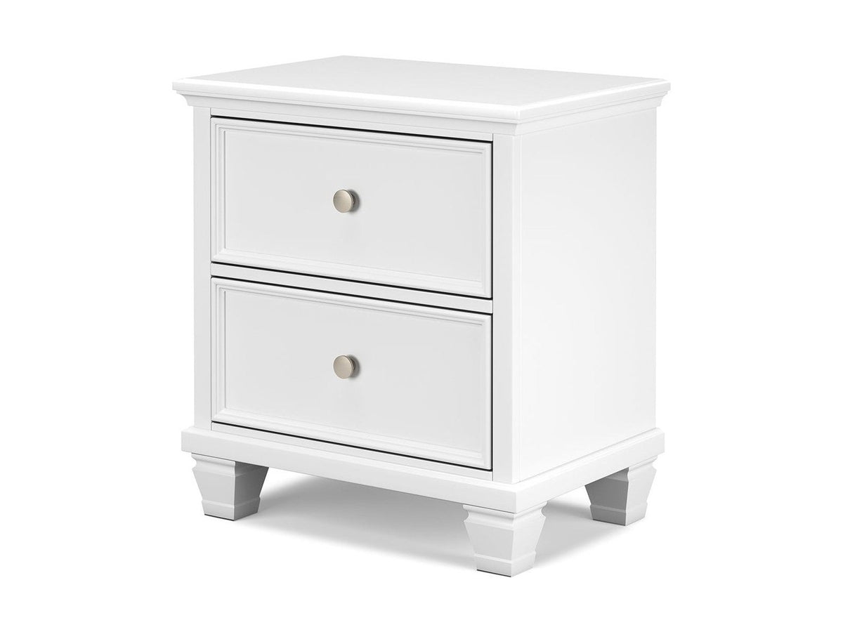 Fortman - Two Drawer Night Stand - White