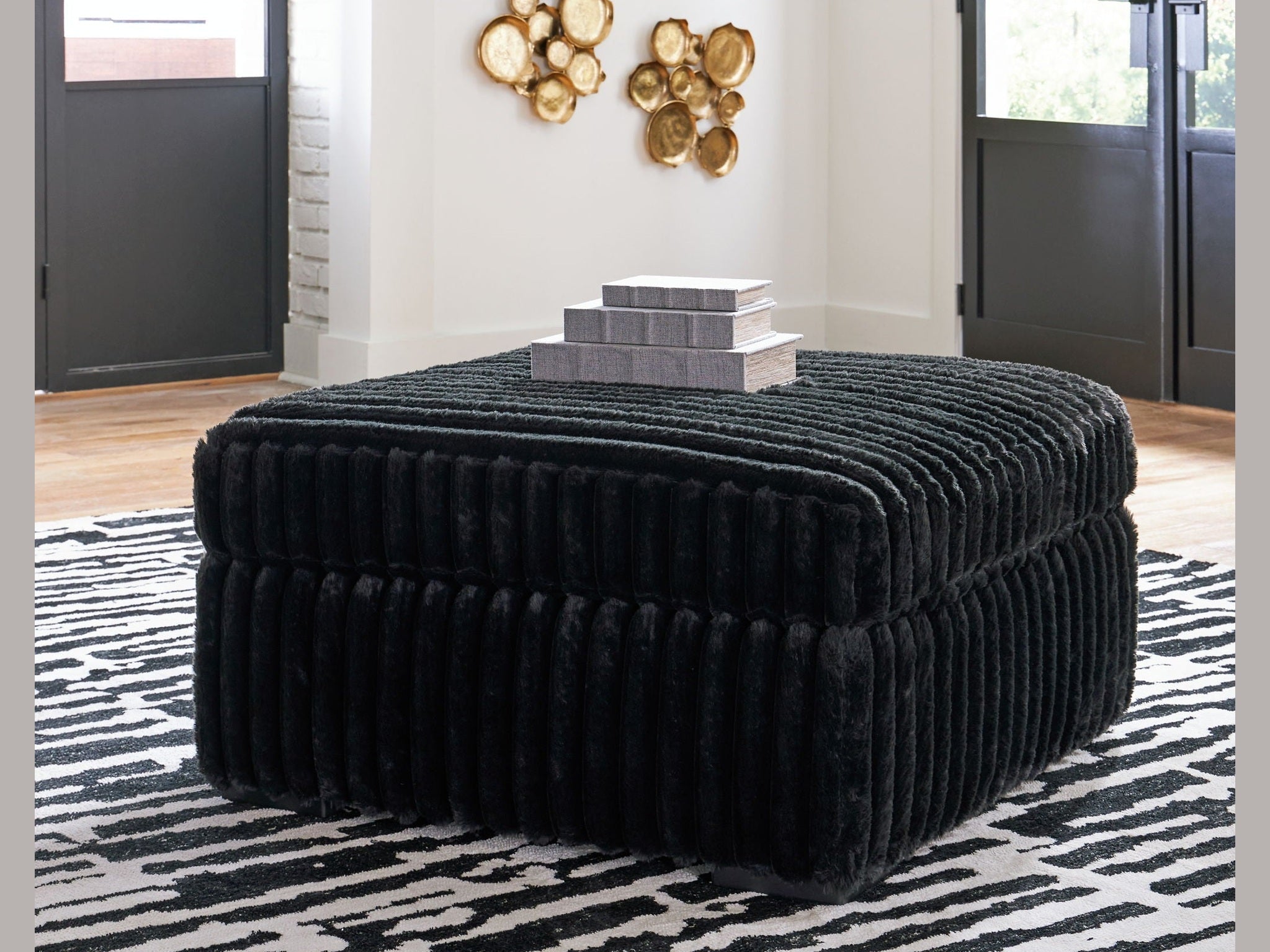 Midnight-Madness - Oversized Accent Ottoman