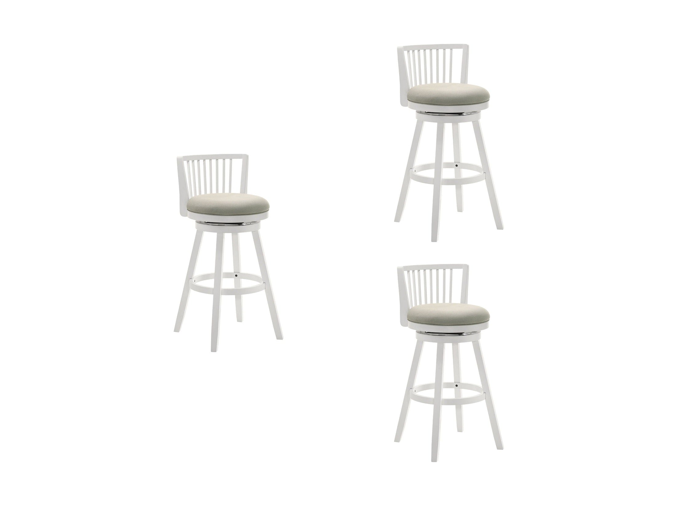 Harper - 30" Amber Glow Bar Height Rubberwood Swivel Barstool