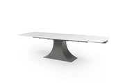 9437 - Dining Table - White / Black