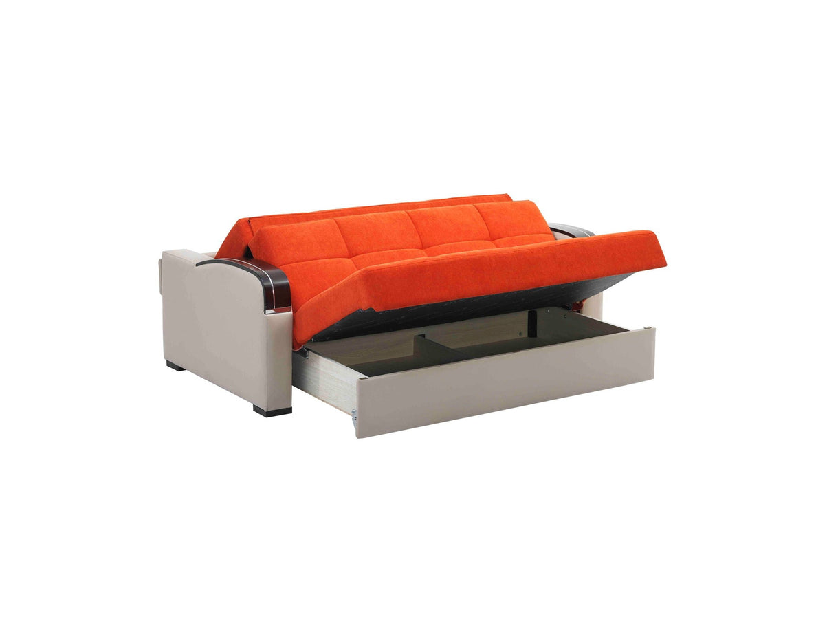 Ottomanson Sleep Plus - Upholstered Convertible Sofabed With Storage