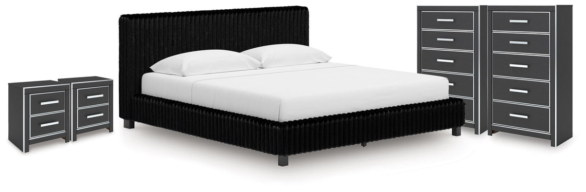 Zuraleus - Upholstered Bedroom Set