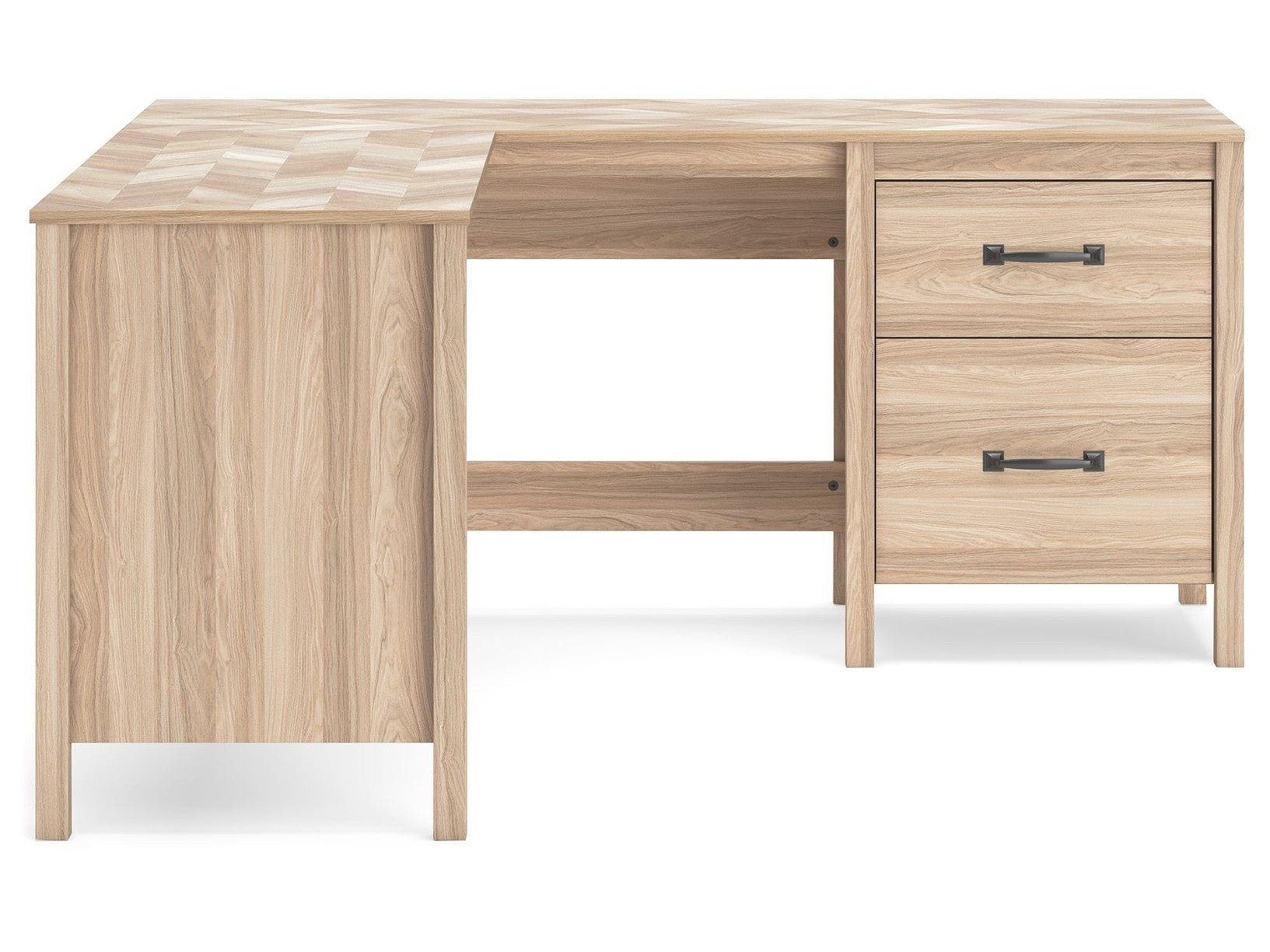 Battelle - 60" Home Office Desk With Return - Tan