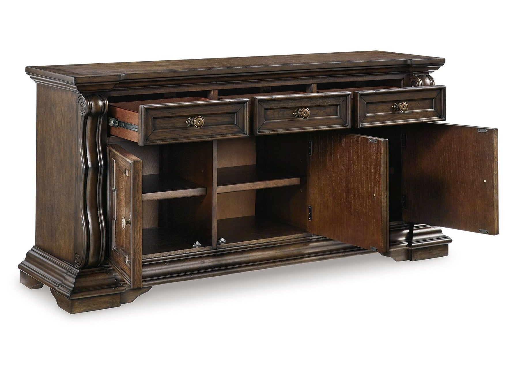 Maylee - Dining Room Buffet - Dark Brown