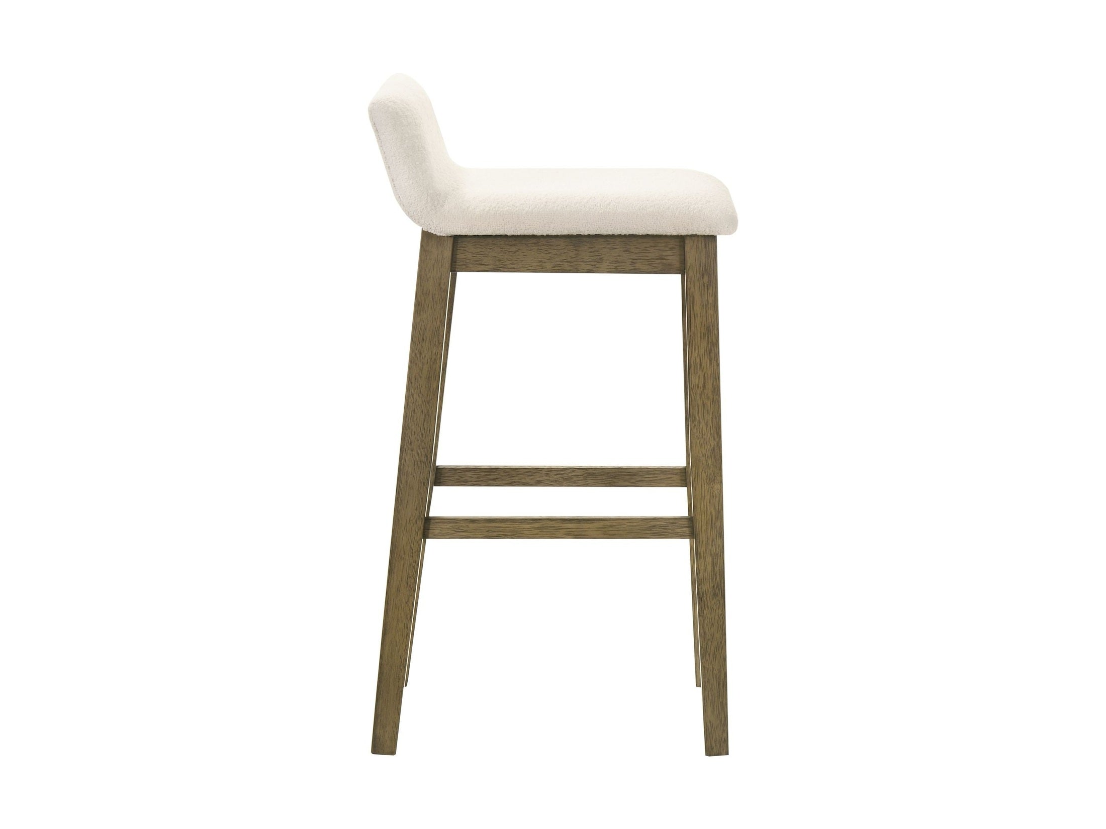 Annikah - Modern Transitional Wood Bar Height Kitchen Bar Stool