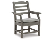 Visola - Arm Chair With Cushion (Set of 2) - Gray