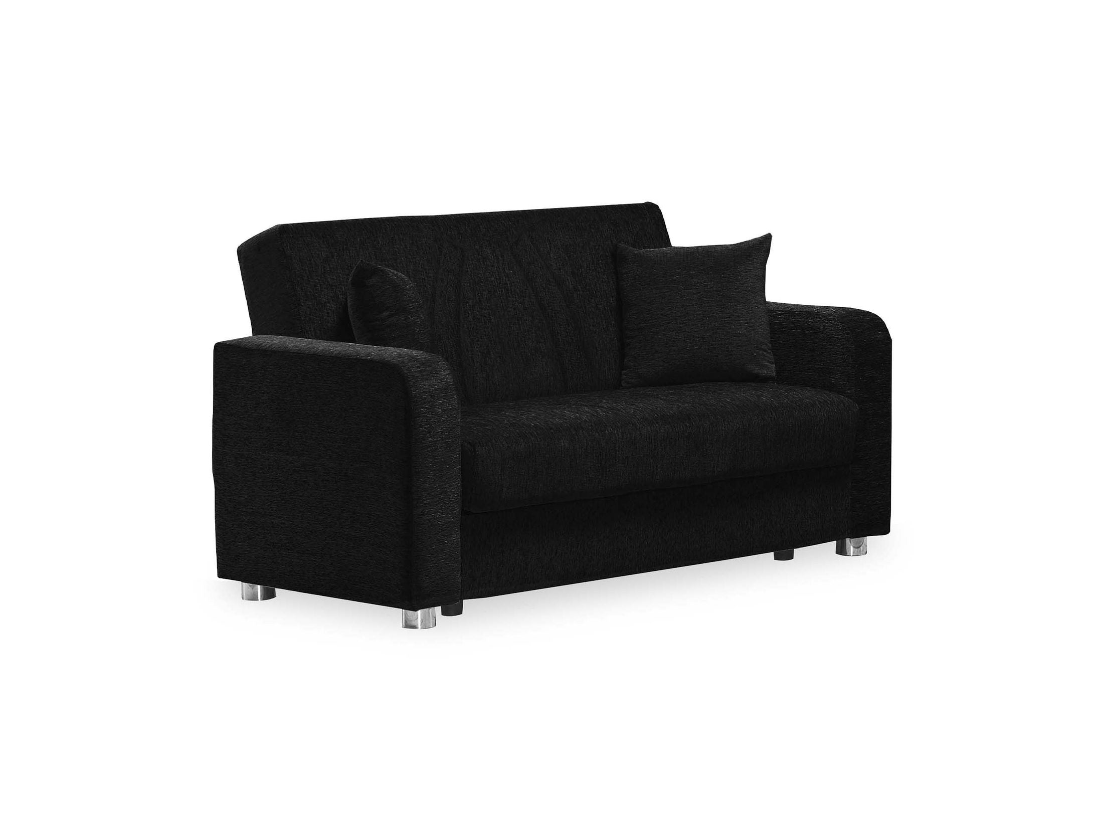 Ottomanson Elegance - Upholstered Convertible Loveseat With Storage