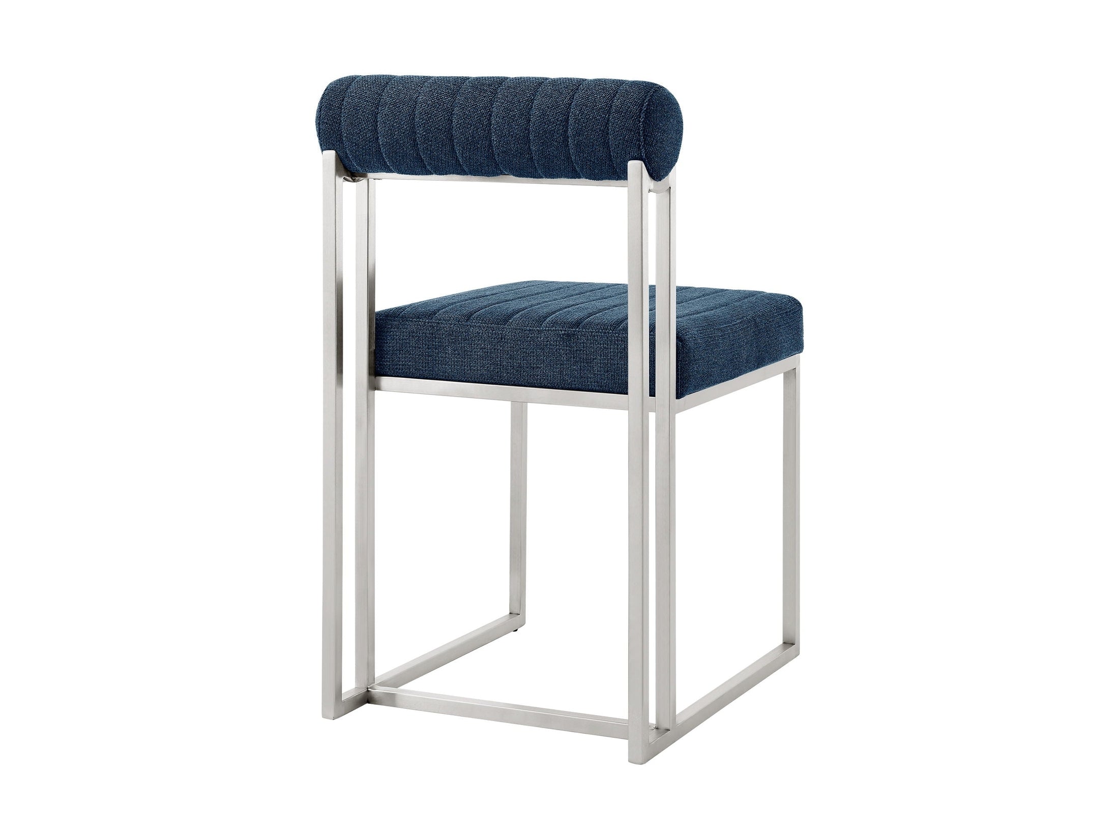 Anastasia - Dining Room Chair Set With Brushed Silver Frame