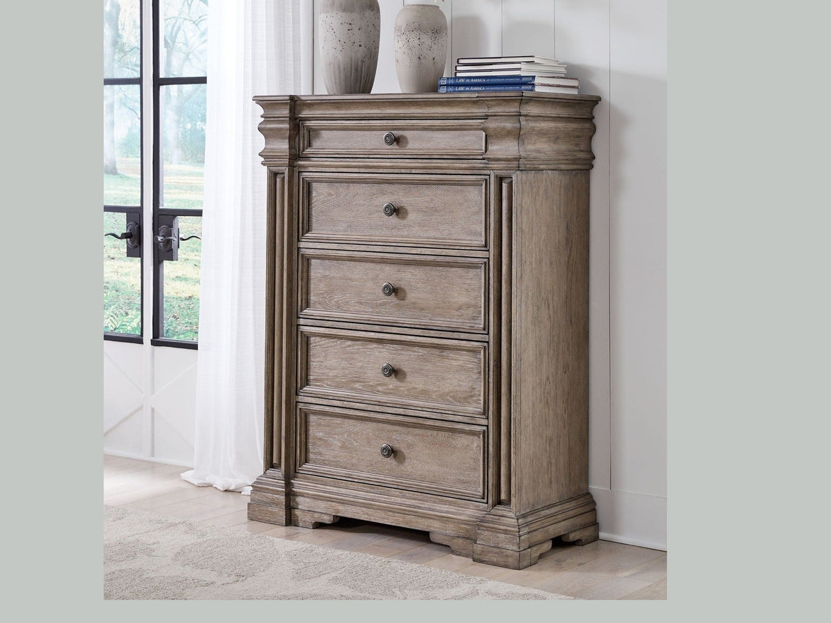 Blairhurst - Five Drawer Chest - Light Grayish Brown