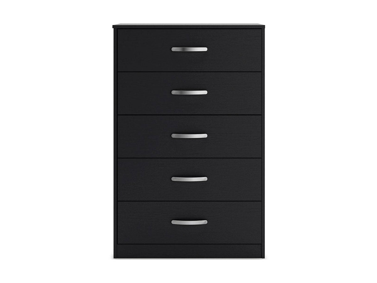 Finch - Five Drawer Chest - 46" Height - Black