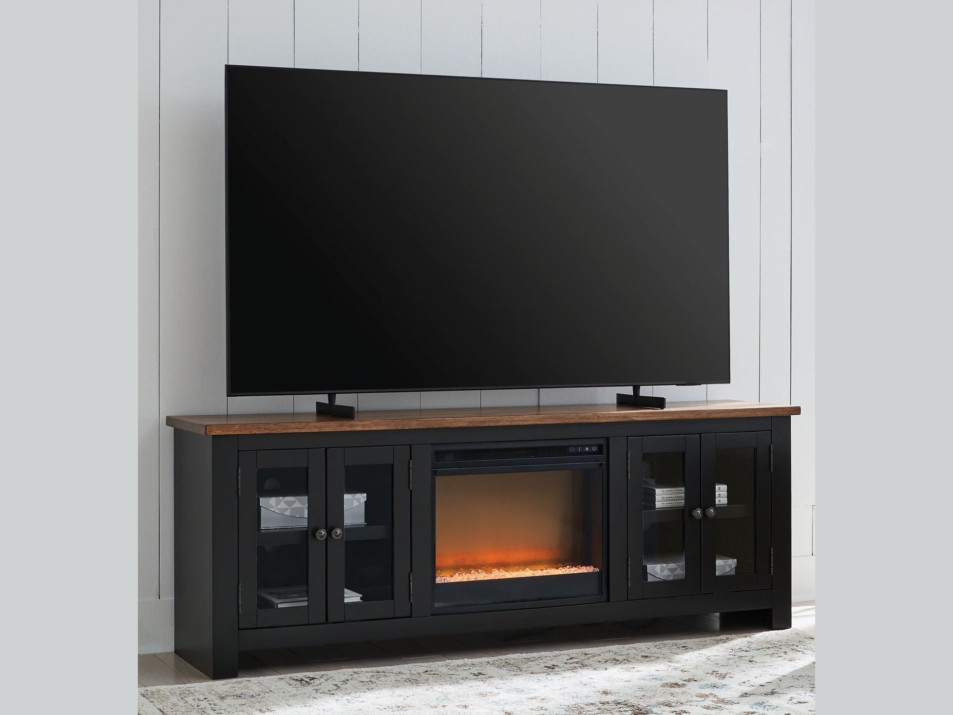 Wildenauer - 76" TV Stand With Electric Fireplace