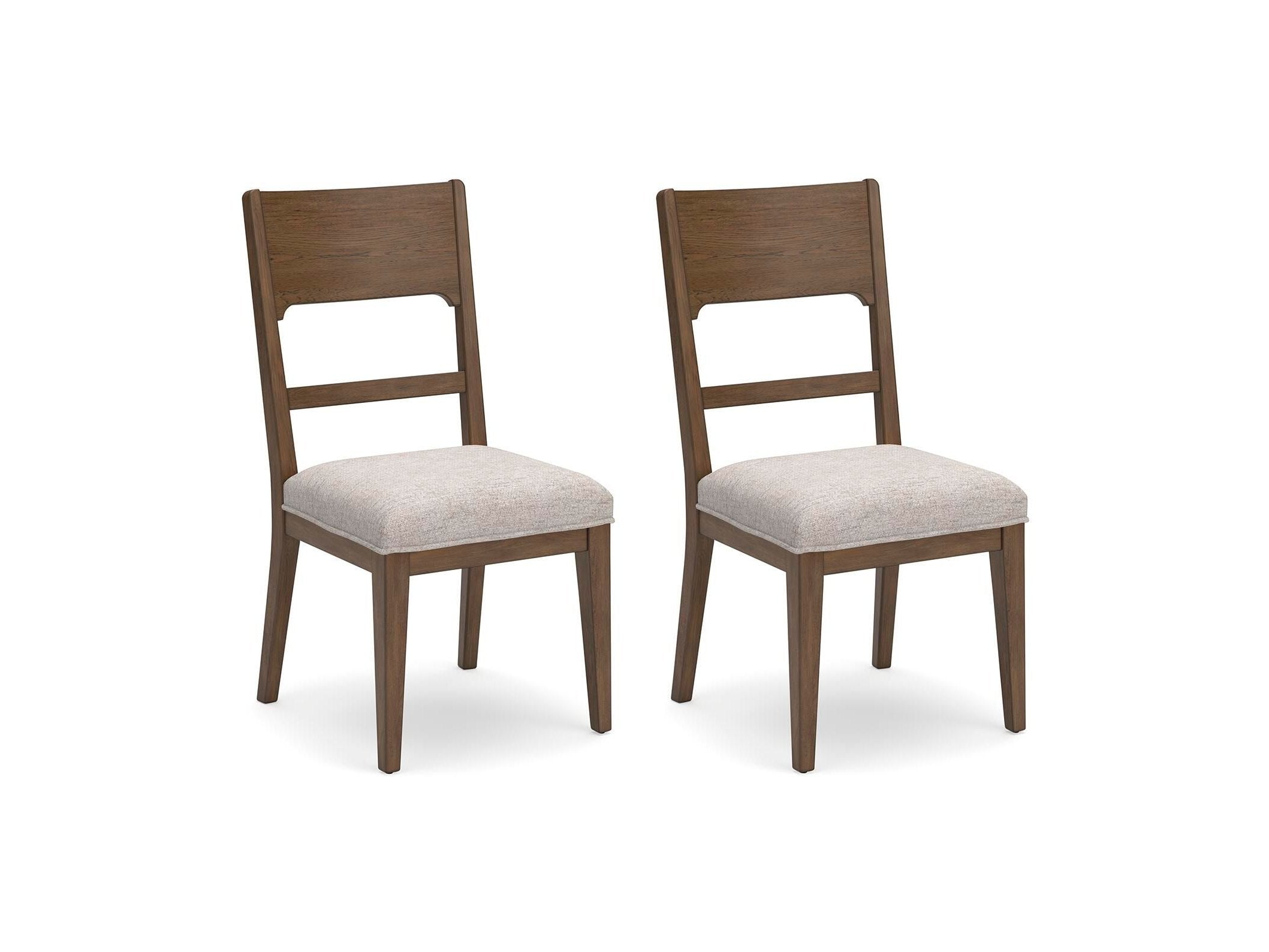 Cabalynn - Dining Uph Side Chair (Set of 2) - Oatmeal / Light Brown